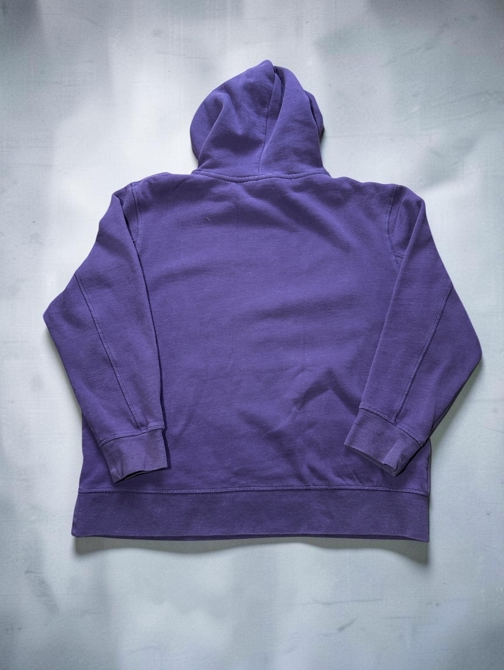 Topshop Womens Medium Purple Pullover Hoodie Sweatshirt US 8-10 Drawstring Pocke - Picture 6 of 6